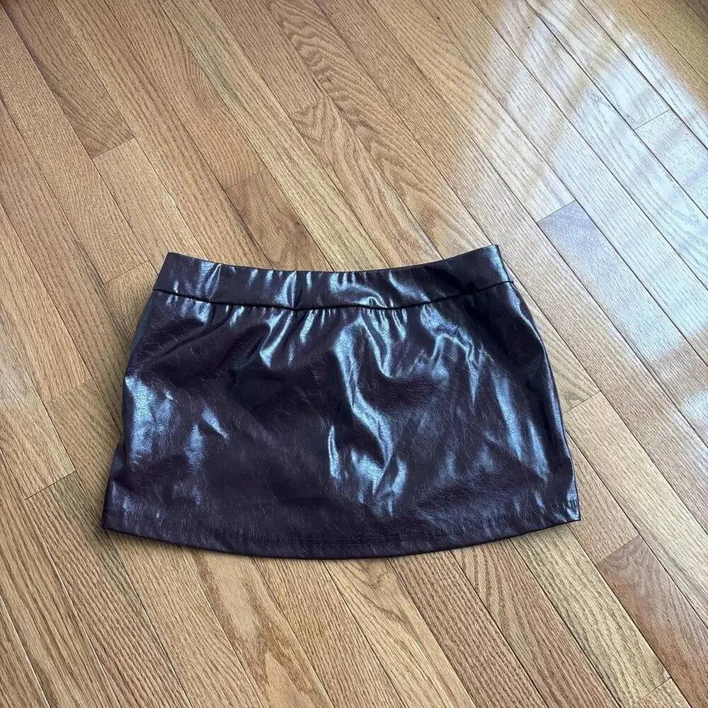 SHEIN Women's brown burgundy Skirts